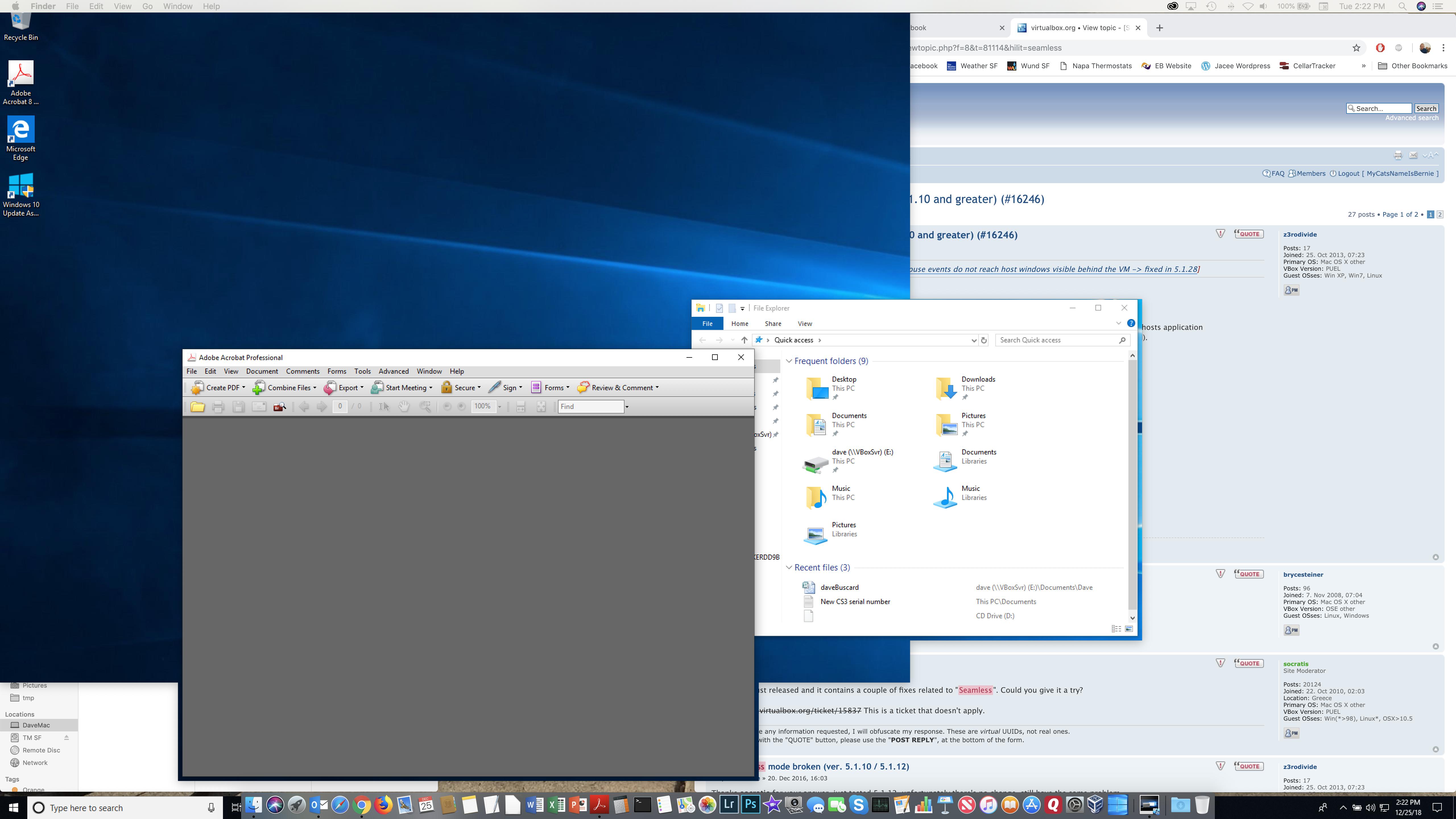 virtualbox settings for windows 10 guest mac host